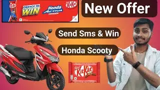 KitKat Activa Offer | Send sms & win Activa | KitKat Free Product Offer 2023 |
