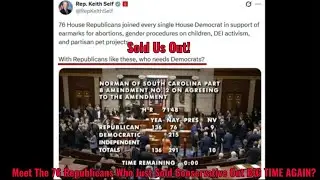 Meet The 76 Republicans Who Just Sold Conservative Out BIG TIME AGAIN?