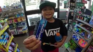 Learning tricks on scooter at VOLCOM Skatepark