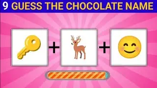Guess The chocolate name by emoji 😀😂 || challenge || guess The emoji chocolate by Name 2026