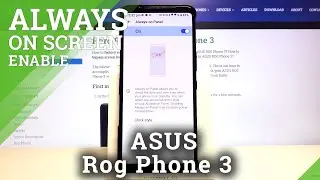 How to Change Always on Display Theme in ASUS ROG Phone 3?