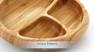 Avanchy Bamboo Suction Baby Plate + Spoon