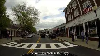 Driving Falmouth, MA Main Street