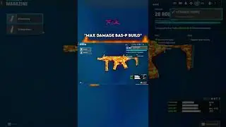 THE *MAX DAMAGE* BAS-P BUILD on WARZONE 👑 #warzone #callofduty #bo6 #rebirthisland #cod #shorts