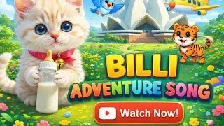 BILLI ADVENTURE SONG (NURSERY RHYMES HINDI ) CAT SONG (NEW KIDS SONG 2026) NURSERY RHYMES