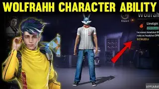Wolfrahh Ability In Free Fire | Free Fire Wolfram Character Ability | Wolfrahh Character Free Fire