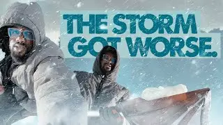Snowstorm in Baltimore Maryland 