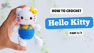 #704 | Вязаная крючком Hello Kitty (3/3) | Вязаные амигуруми персонажи | Бесплатная схема | Amigu...