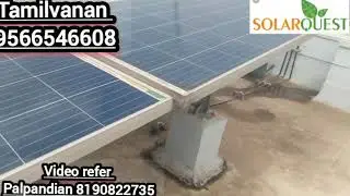 50kw solar power plant salem LIC contact Tamilvanan 9566546608#reels#solar#energy#power#ongrid
