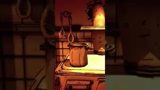 Making Boris some soup #bendyandtheinkmachine #boristhewolf #soup #friend #gaming #cartooncreation