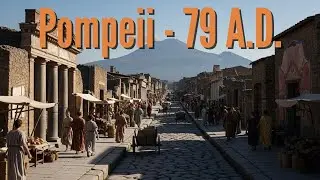 Pompeii, 79 AD - The last day before Vesuvius erupted (AI Reconstruction)