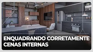 Como enquadrar corretamente cenas internas com SketchUp e V-Ray