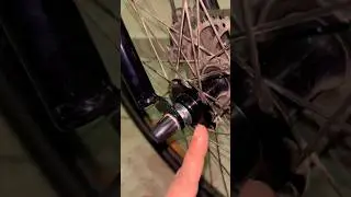 How to fix a jam cycle wheel hub?