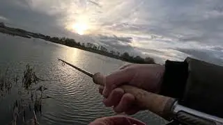 Fishing a Kick Arse lure at Ellerdine Lakes