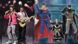 New Batman Superman Sonic action figures Jakks Pacific & Neca Rolling Stones revealed