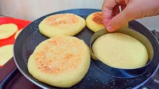 Маленькие оладьи из манной крупы, приготовленные на сковороде - легкий рецепт марокканской кухни 😋😋😋