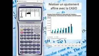 Réaliser un ajustement affine avec une CASIO