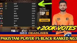 FS BLACK RANKING NO.1 IN PMWL 😱 PMWL FAN VOTING | SUPPORT FREESTYLE IN PMWL