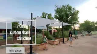 DIY Shade Structure: Arizona Summer Garden