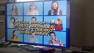 Full House ending credits just like the Brady bunch 