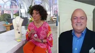 Diamonique LUX VUE Magnifying Glass Pendant Necklace on QVC