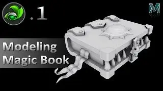 Game Artist | Modeling Magic Book - P1 with Autodesk Maya 2018 | Game Design