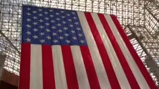 Flag raising at Crystal Cathedral today