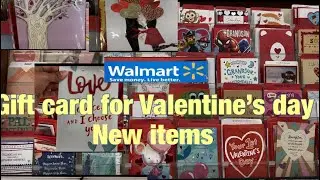 Valentine&rsquo;s day gift card haul 2021/shop with me at Walmart/Valentine&rsquo;s day 2021 new findings