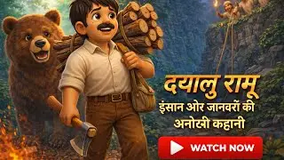 दयालु रामू और भालू moral story in Hindi  3D animation cg 11cartoontv 
