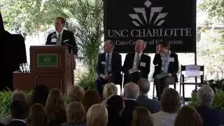 UNC Charlotte Cato College of Education Dedication