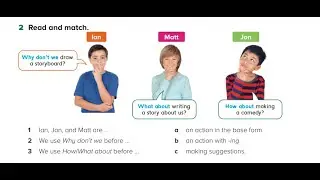 Top goal 2 unit 5 Grammar page 65 (Why don&rsquo;t , What about and How about)