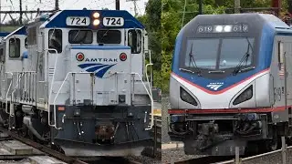 Cornwells Heights Amtrak & Septa Action 9/22/25