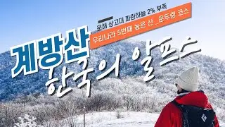 한국의 알프스 5번째로 높은 계방산 오대산국립공원 겨울산행 운두령 코스 추천