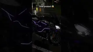 All bikes and super bikes easily fitting Fully waterproof and App control light #bikelover #bike