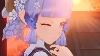 Genshin Impact - Ayaka x Aether Cutscene Warrior's Spirit