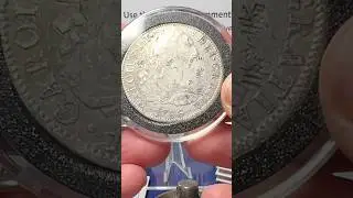 Spanish 8 Reales with Chop Marks EXTREME CLOSE UP!