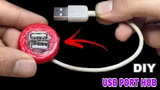 DIY Mini USB Ports in Home | USB HUB with bottle Caps