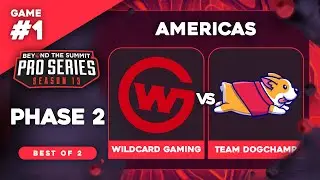Wildcard Gaming vs DogChamp Game 1 - BTS Pro Series 13 AM: Phase 2 w/ rkryptic & neph