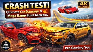 CRASH TEST! Ultimate Car Damage & Mega Ramp Stunt Gameplay | Pro Gaming You