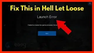 Fix Hell Let Loose Launch Error