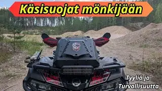 K&auml;sisuojat m&ouml;nkij&auml;&auml;n - Powermadd asennus