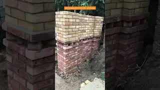 Feature Garden Wall Mateeee🤙🏻🤙🏻#bricklaying #brickwork #feature #prestige #building