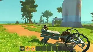 Scrap Mechanic piston power traction engine