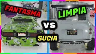 Placa LIMPIA VS FANTASMA VS SUCIA &iquest;Diferencias? &iquest;Riesgo de Baneo? GTA 5 Online PLACAS/MATRICULAS