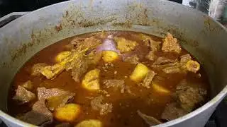 হাতে মাখা গরু 🐄 মাংসের রান্নার স্বাদই আলাদা 