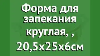 Форма для запекания круглая, (Pomi dOro), 20,5х25х6см обзор P-580133 бренд Pomi dOro производитель