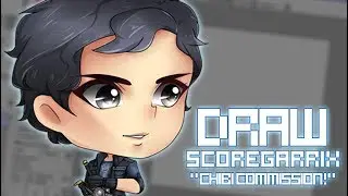 [SPEED PAINT] DRAW CHIBI COMMISSION FOR SCOREGARRIX TIMELAPSE