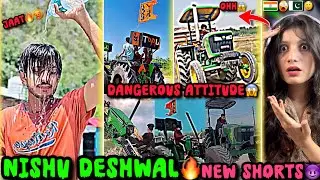 reaction On nishu Deshwal dangerous😱attitude😈videos🔥/shorts #nishudaswal #jaat #nishubhai