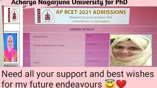 Happy Learning || Secured 9th Rank in APRCET 2021||