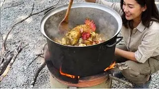 Cooking food| Yummy Cooking Curry Chicken Soup